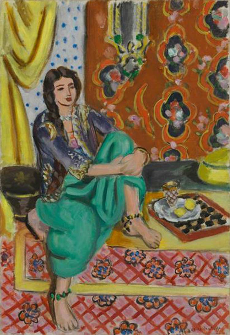 Odalisque assise - Matisse - Reproductions de tableaux et peintures haut de gamme