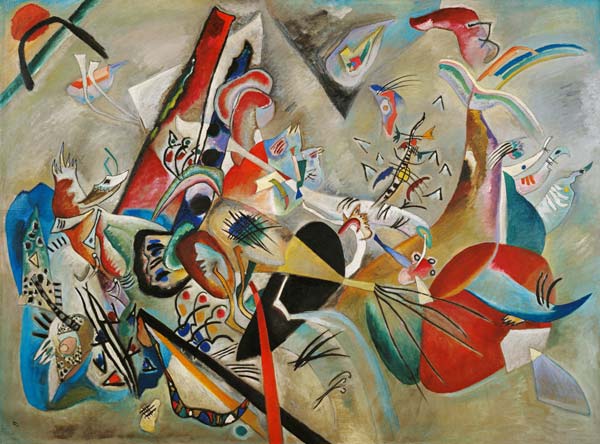 Dans le gris - Vassily Kandinsky - Reproductions de tableaux et peintures haut de gamme