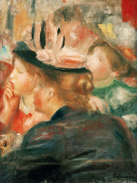 Au théâtre - Pierre-Auguste Renoir - Reproductions de tableaux et peintures haut de gamme