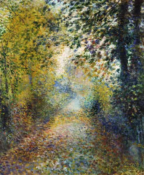 Dans les bois - Pierre-Auguste Renoir - Reproductions de tableaux et peintures haut de gamme