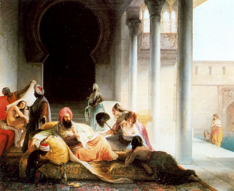 Inside the Harem - Francesco Hayez - Reproductions de tableaux et peintures haut de gamme