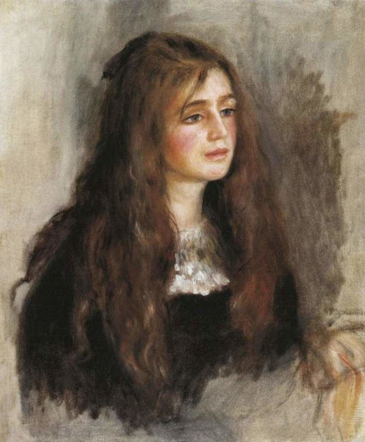 Portrait de Julie Manet - Pierre-Auguste Renoir - Reproductions de tableaux et peintures haut de gamme