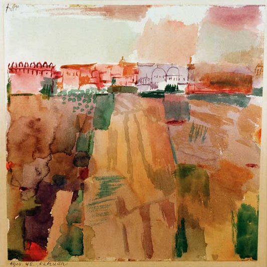 Kairouan - Paul Klee - Reproductions de tableaux et peintures haut de gamme