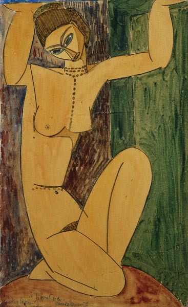 Karyatide - Amedeo Modigliani - Reproductions de tableaux et peintures haut de gamme