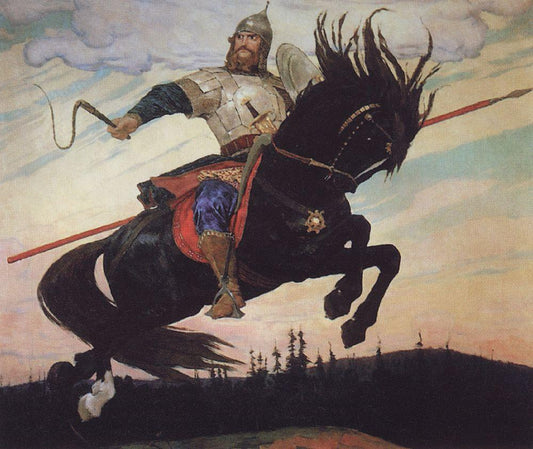 Galopade chevaleresque - Viktor Vasnetsov - Reproductions de tableaux et peintures haut de gamme