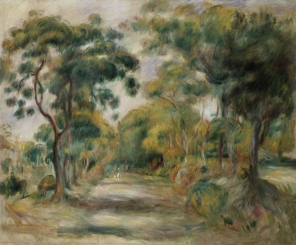 Paysage sous le soleil de midi - Pierre-Auguste Renoir - Reproductions de tableaux et peintures haut de gamme