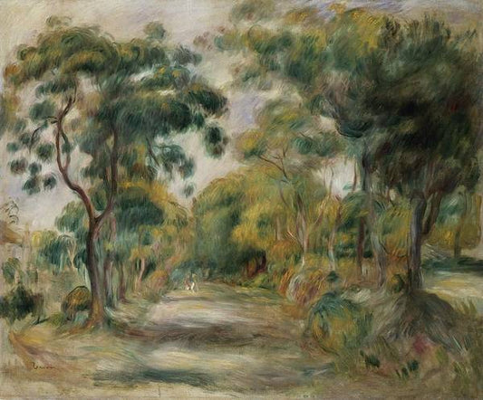 Paysage sous le soleil de midi - Pierre-Auguste Renoir - Reproductions de tableaux et peintures haut de gamme