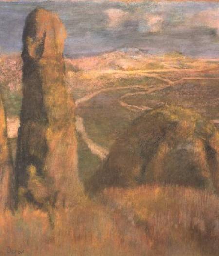 Paysage - Edgar Degas - Reproductions de tableaux et peintures haut de gamme