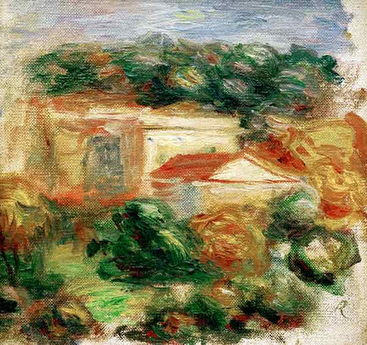 Paysage méditerranéen - Pierre-Auguste Renoir - Reproductions de tableaux et peintures haut de gamme