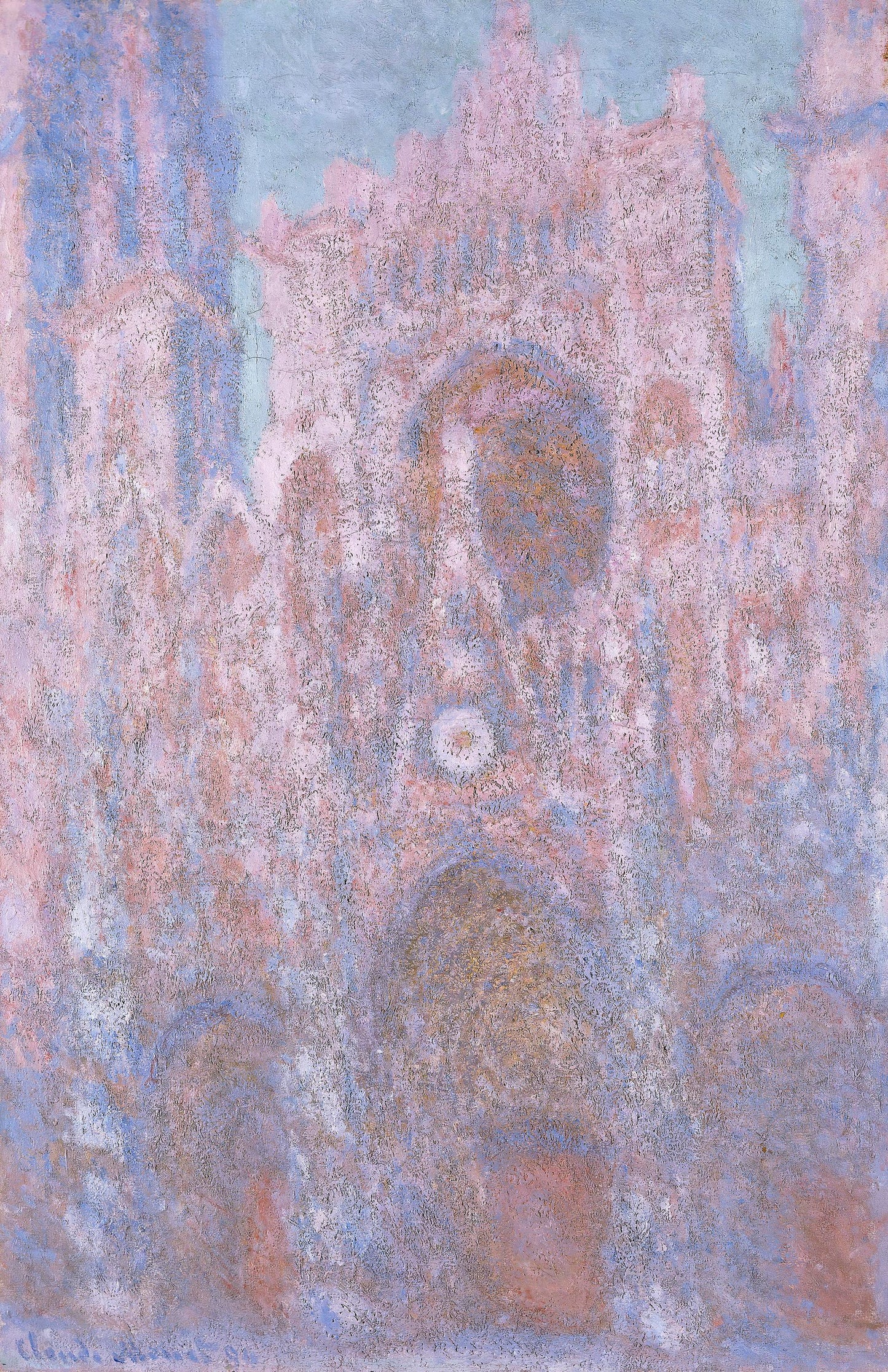 La Cathédrale de Rouen. Symphonie en gris et noir (W1323) - Claude Monet - Reproductions de tableaux et peintures haut de gamme