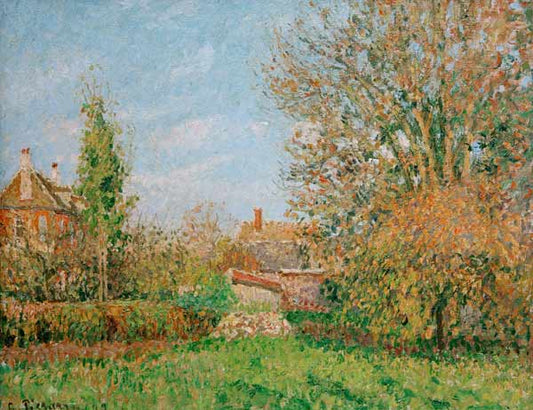 Automne à Éragny - Camille Pissarro - Reproductions de tableaux et peintures haut de gamme