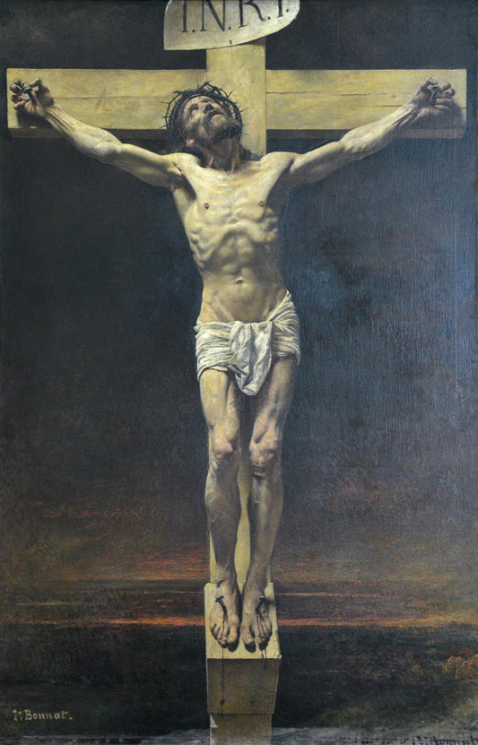 Le Christ - Léon Bonnat - Reproductions de tableaux et peintures haut de gamme