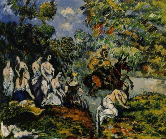 Scène légendaire, vers 1878 - Paul Cézanne - Reproductions de tableaux et peintures haut de gamme