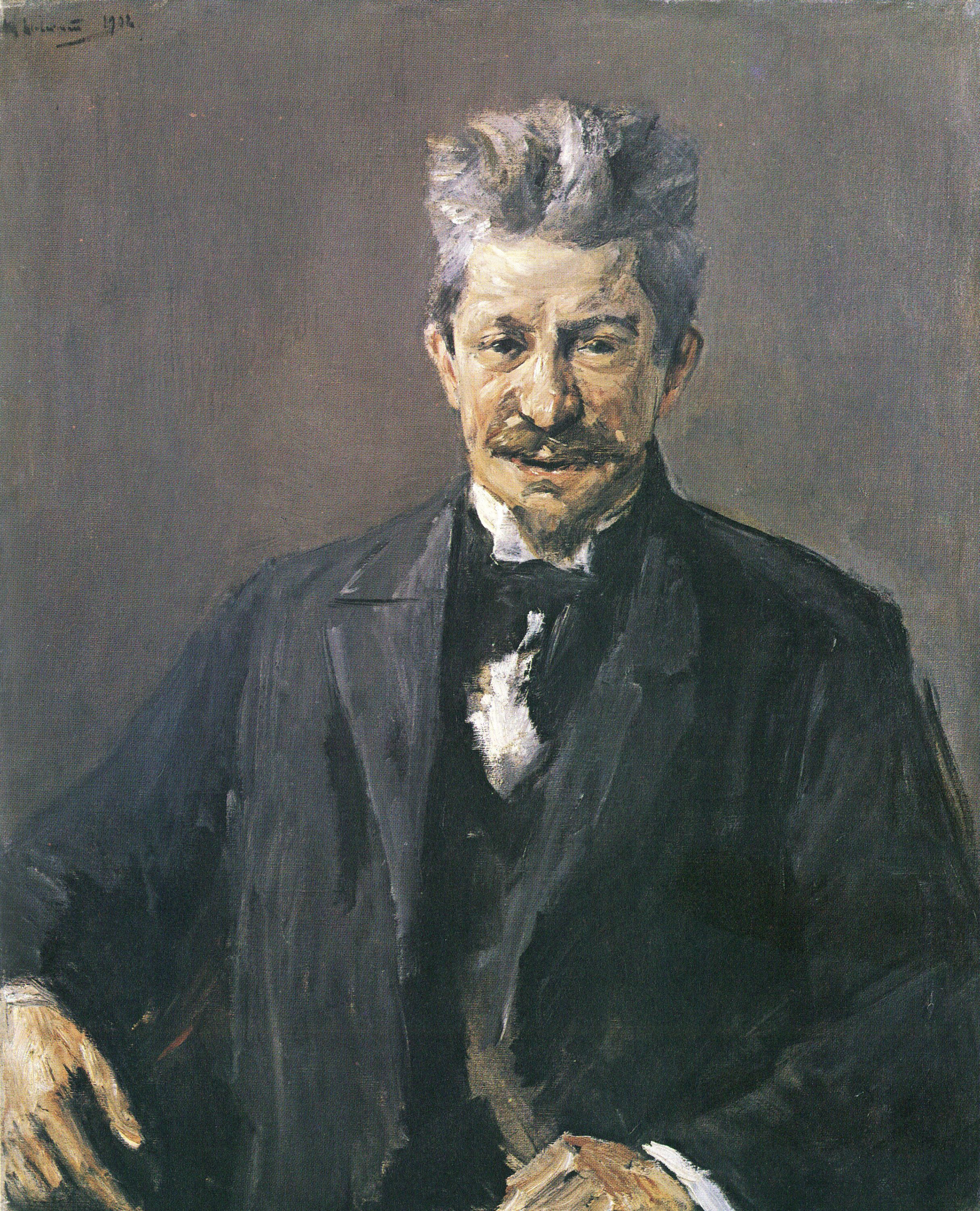 Portrait de Georg Brandes - Max Liebermann - Reproductions de tableaux et peintures haut de gamme