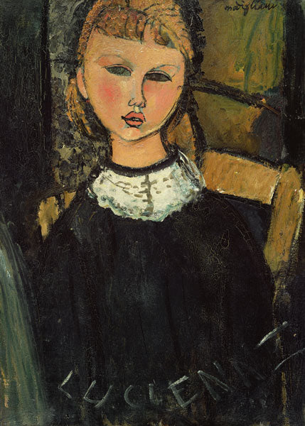 Lucienne - Amedeo Modigliani - Reproductions de tableaux et peintures haut de gamme