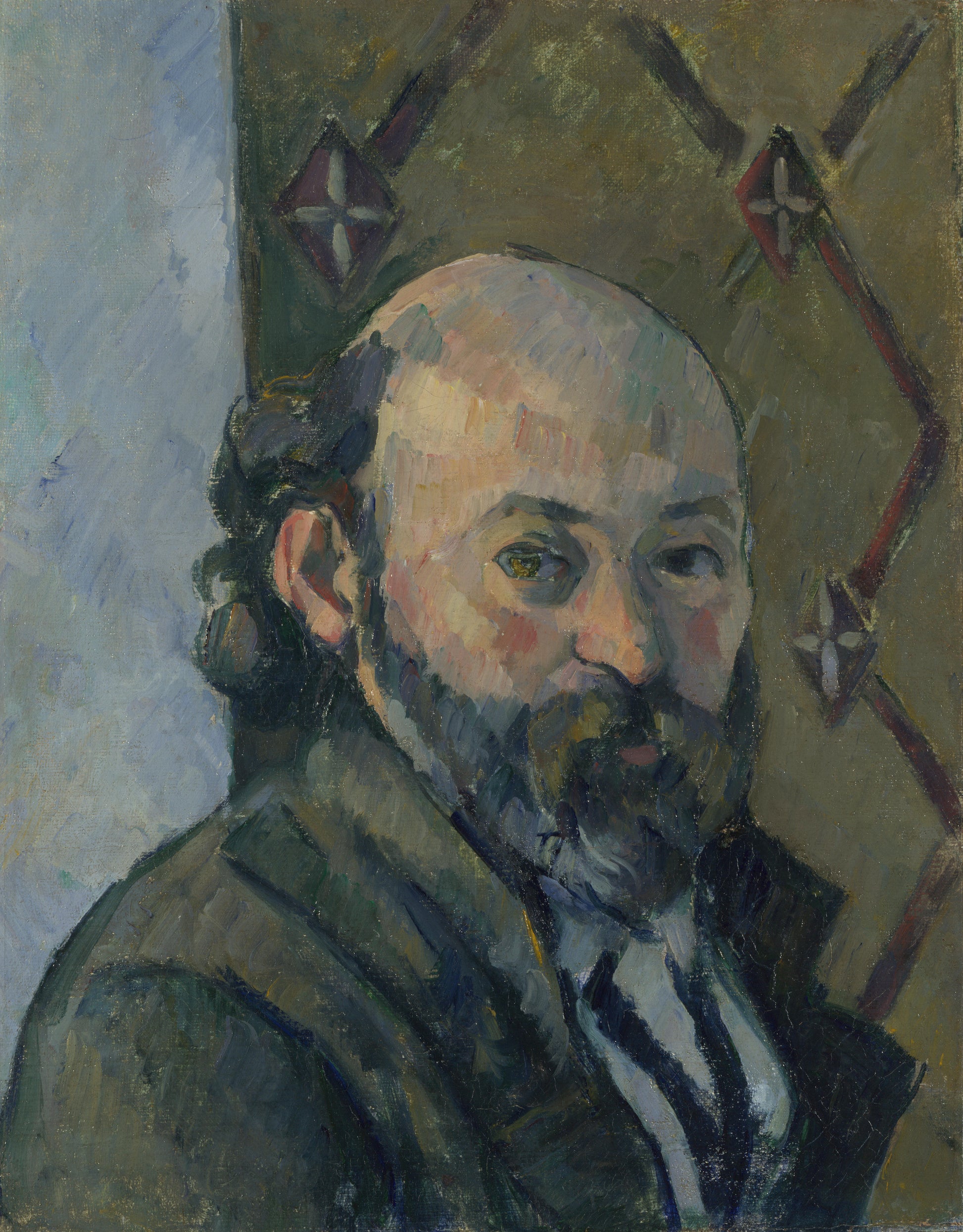 L'autoportrait de Paul Cézanne - Reproductions de tableaux et peintures haut de gamme