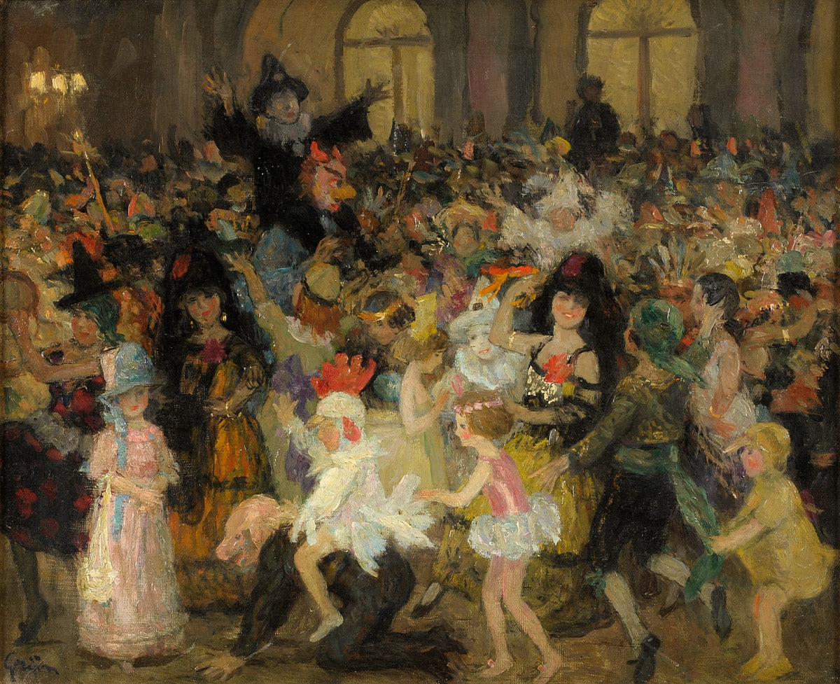 Bal masqué à Paris - Jules Grün - Reproductions de tableaux et peintures haut de gamme