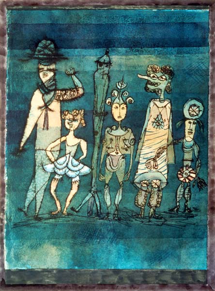 Masques, 1923 - Paul Klee - Reproductions de tableaux et peintures haut de gamme