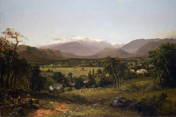 Le Mont Washington depuis la vallée de Conway - John Frederick Kensett - Reproductions de tableaux et peintures haut de gamme