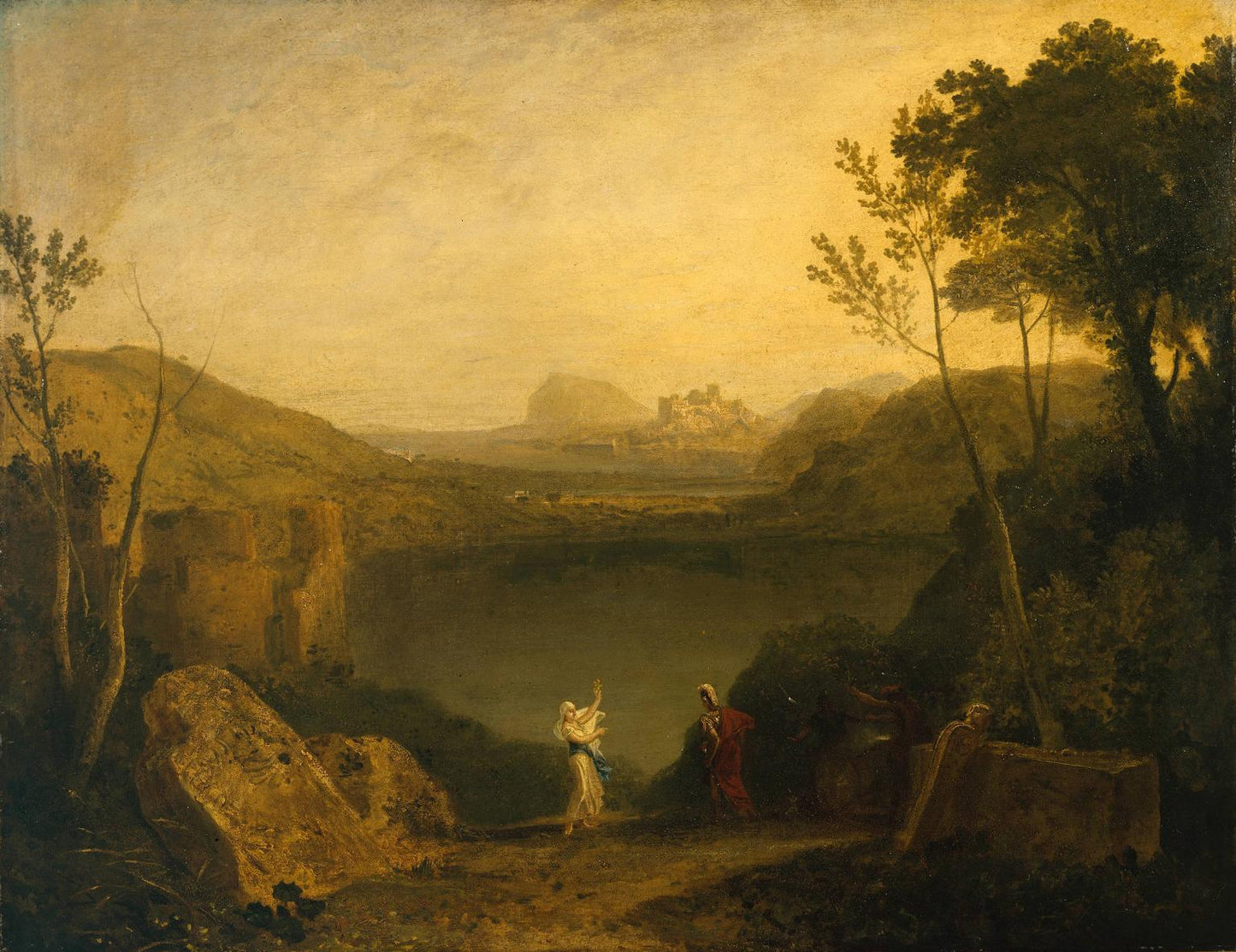 Aneas et Sibylle (Averner mer) - William Turner - Reproductions de tableaux et peintures haut de gamme