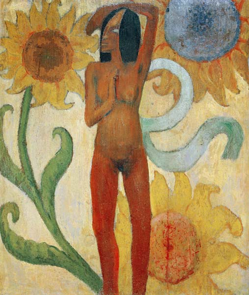 Figure féminine nue - Paul Gauguin - Reproductions de tableaux et peintures haut de gamme