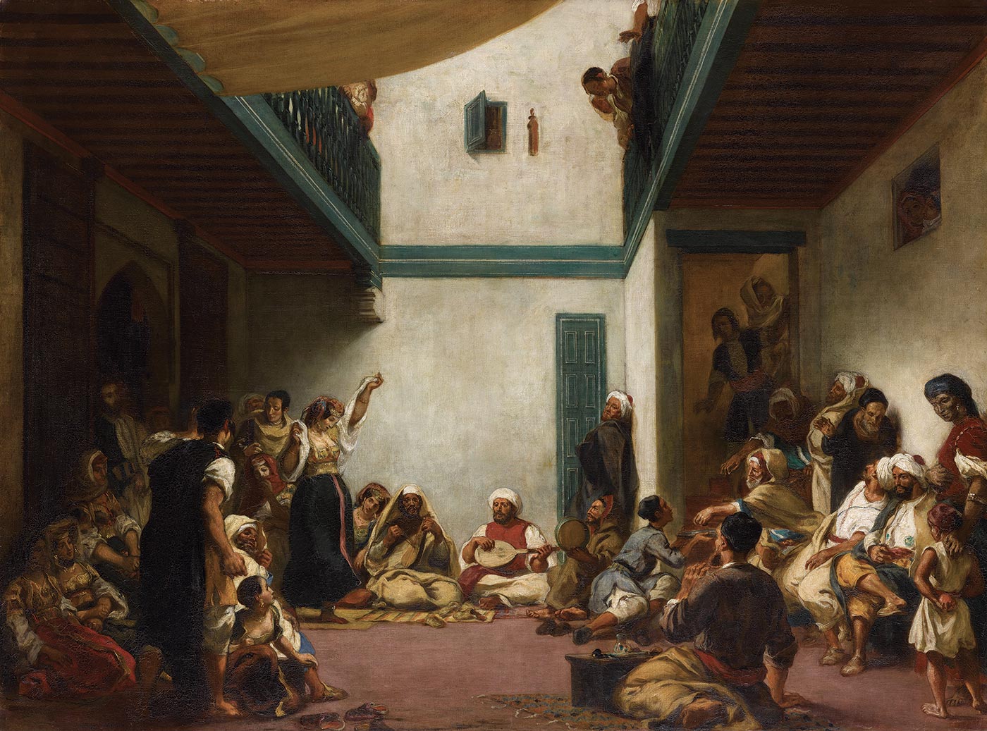 Noce juive dans le Maroc - Eugène Delacroix - Reproductions de tableaux et peintures haut de gamme