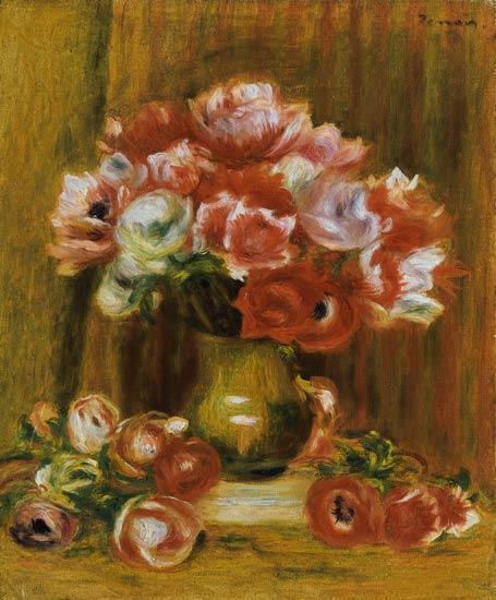 Le Anémones - Pierre-Auguste Renoir - Reproductions de tableaux et peintures haut de gamme