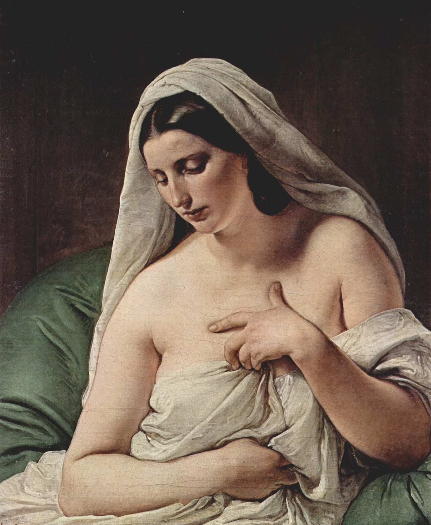 Odalisque - Francesco Hayez - Reproductions de tableaux et peintures haut de gamme