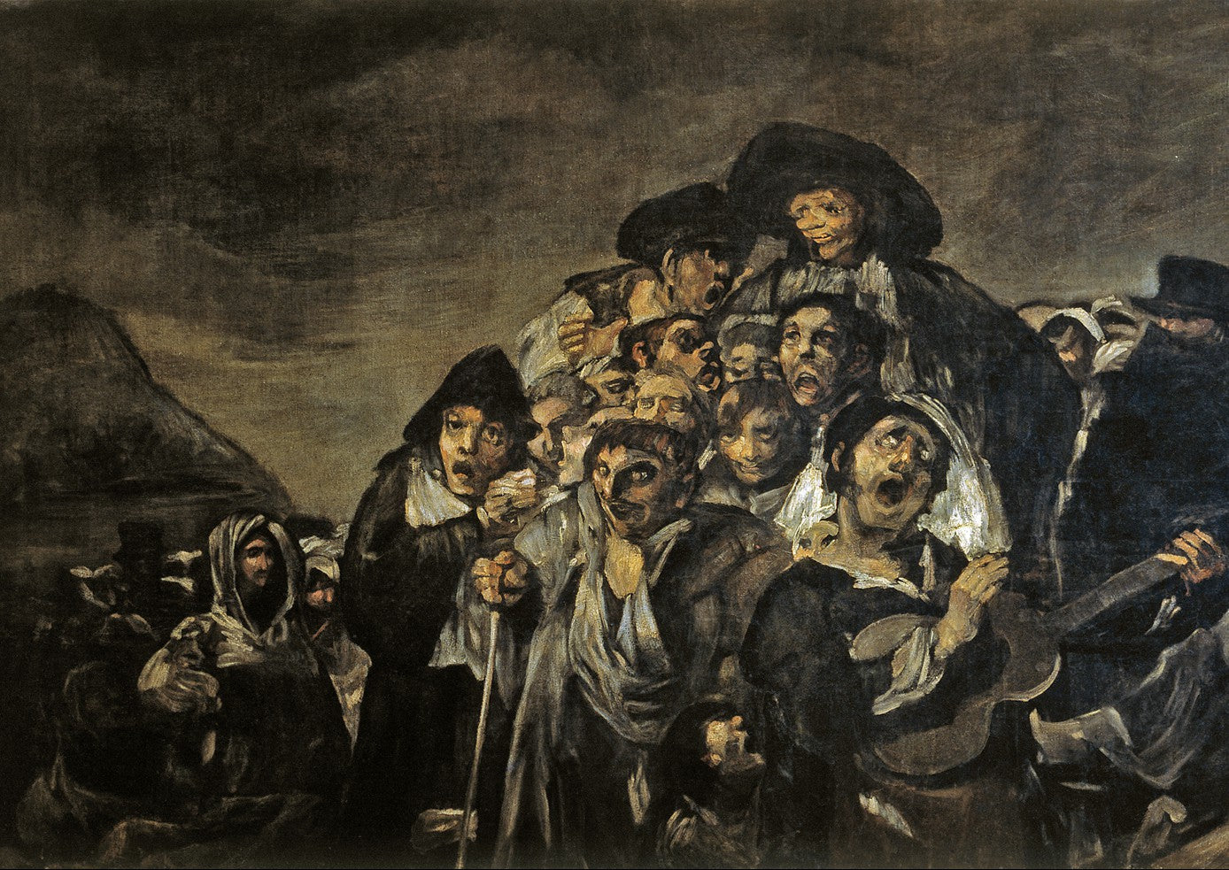 Procession à l'ermitage saint Isidore - Francisco de Goya - Reproductions de tableaux et peintures haut de gamme