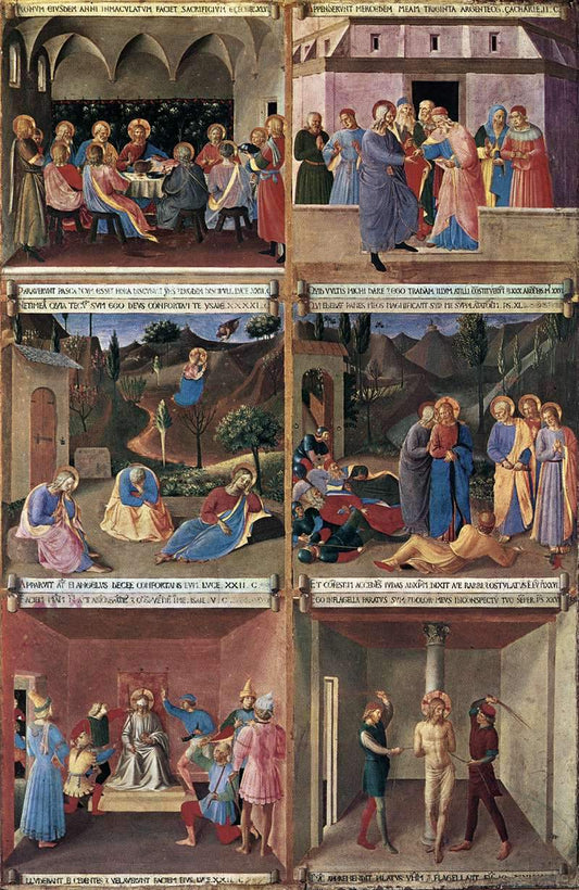 Peintures pour l'Armadio degli Argenti - Fra Angelico - Reproductions de tableaux et peintures haut de gamme