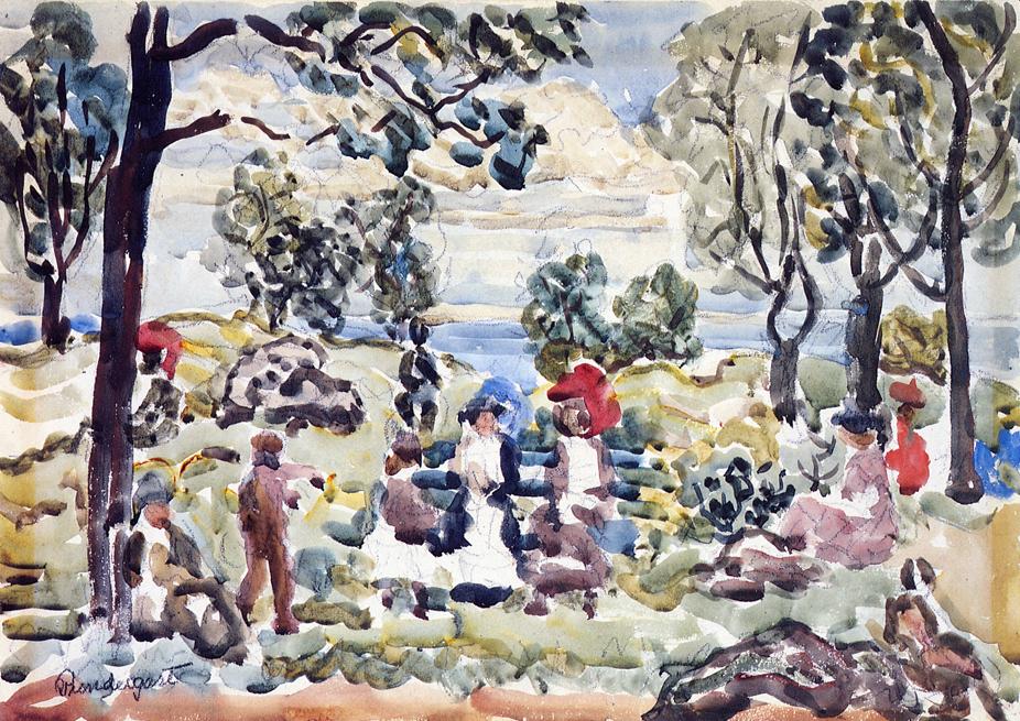 Park, Gloucester - Maurice Prendergast - Reproductions de tableaux et peintures haut de gamme