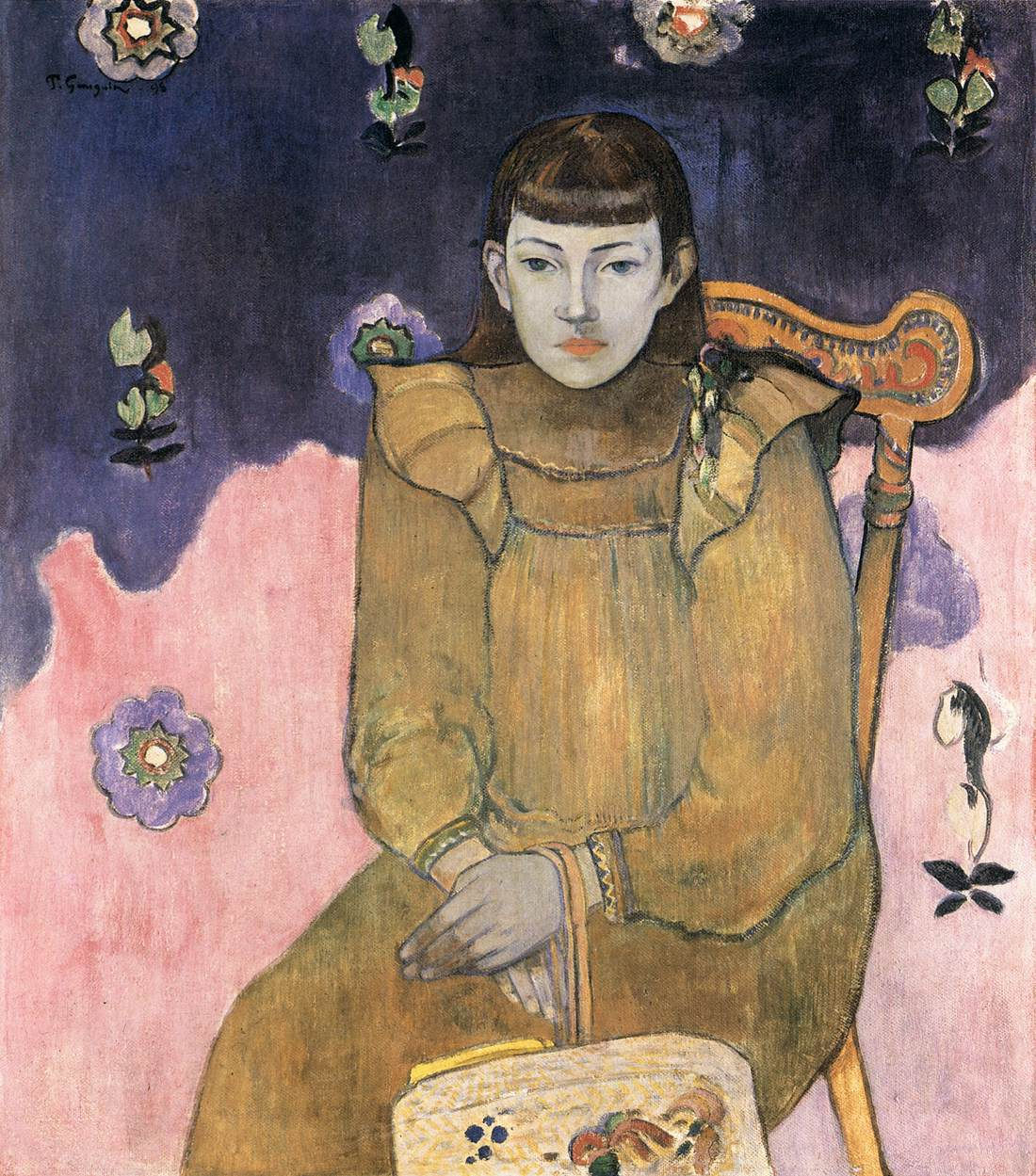 Portrait d'une jeune fille (Vaite Goupil) - Paul Gauguin - Reproductions de tableaux et peintures haut de gamme