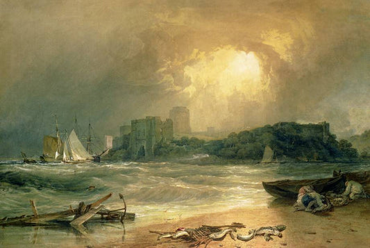 Château de Pembroke - William Turner - Reproductions de tableaux et peintures haut de gamme