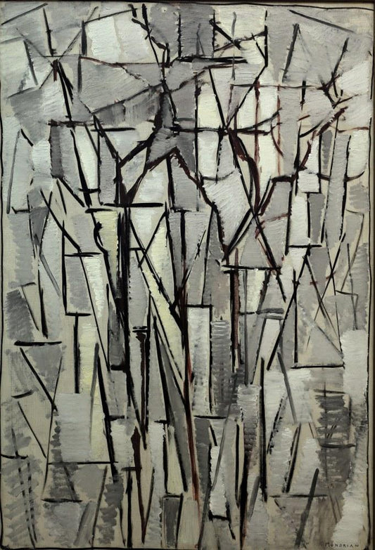 Arbres de composition II - Mondrian - Reproductions de tableaux et peintures haut de gamme