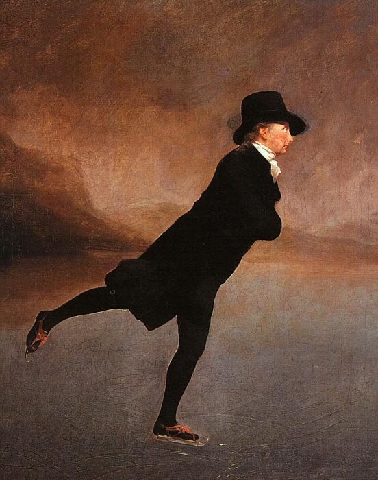 The Skating Minister (Le révérend Robert Walker patinant sur le loch de Duddingston) - Sir Henry Raeburn - Reproductions de tableaux et peintures haut de gamme