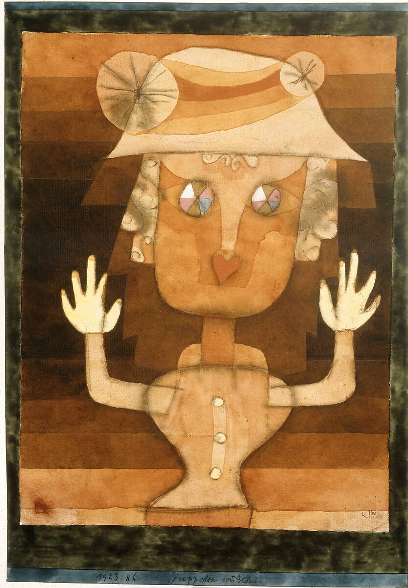 Une poupée - Paul Klee - Reproductions de tableaux et peintures haut de gamme