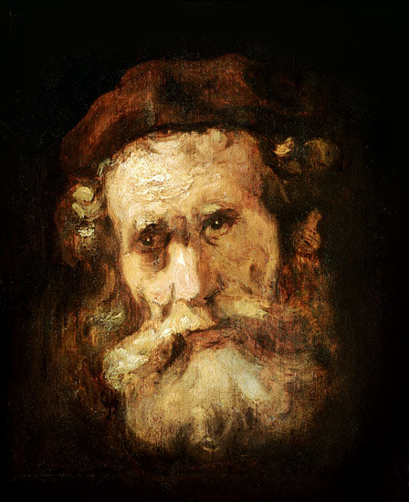 A Rabbi - Rembrandt van Rijn - Reproductions de tableaux et peintures haut de gamme