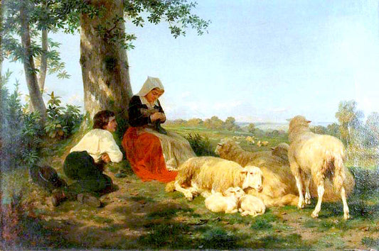 Repose - Rosa Bonheur - Reproductions de tableaux et peintures haut de gamme