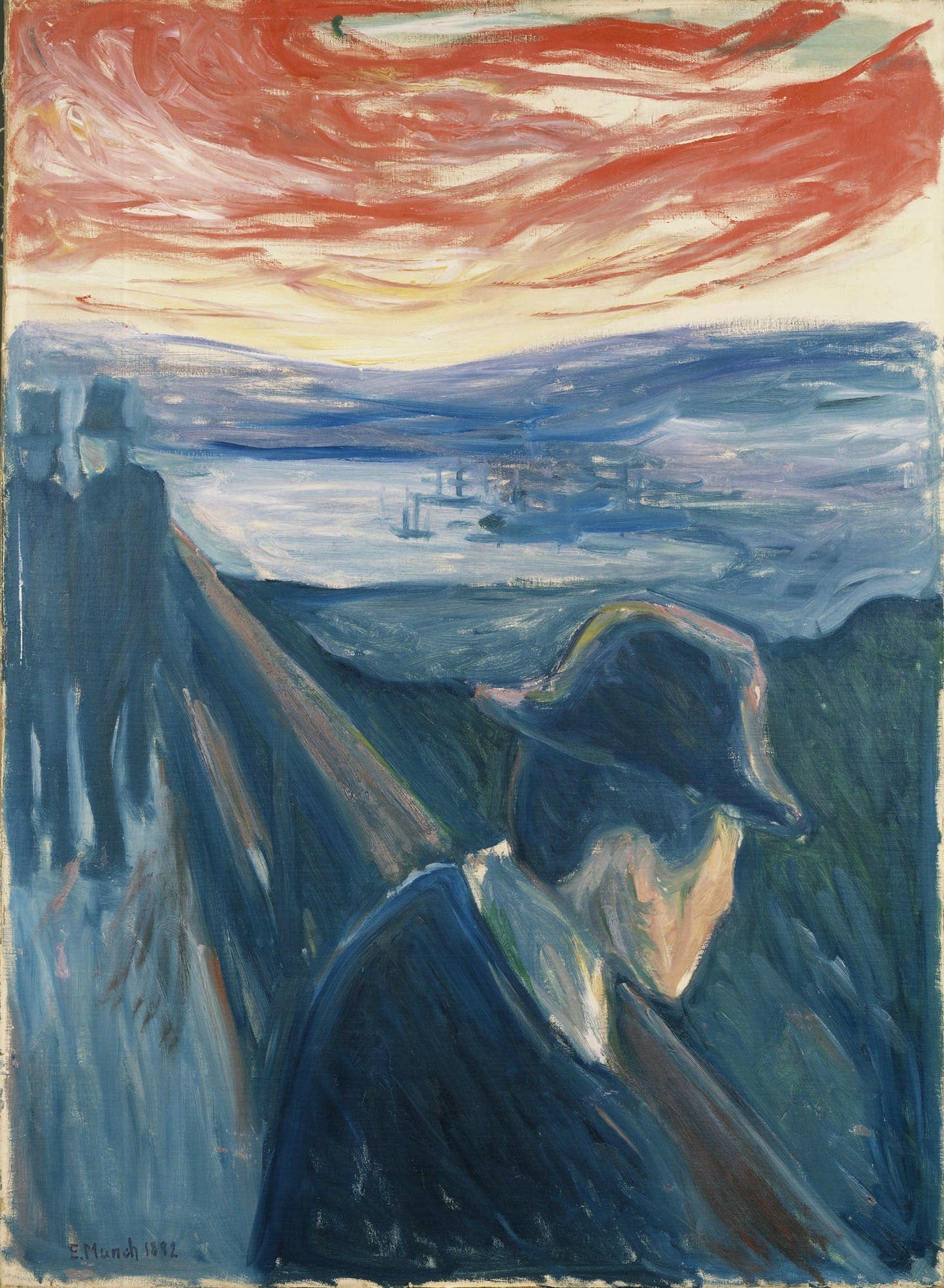 Désespoir - Edvard Munch - Reproductions de tableaux et peintures haut de gamme