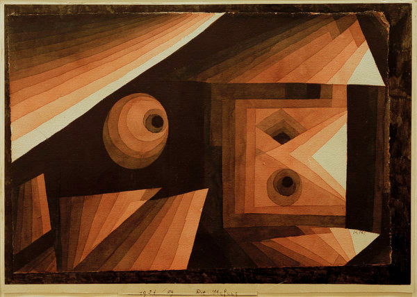 Dégradation rouge, 1921 - Paul Klee - Reproductions de tableaux et peintures haut de gamme