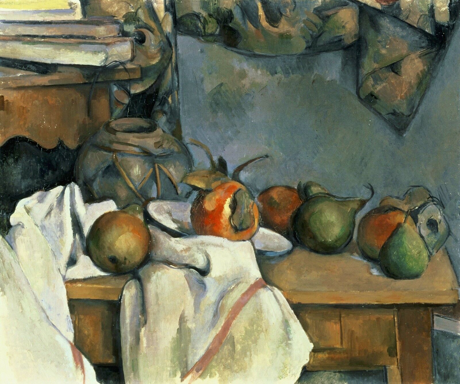 Nature morte avec un pot de gingembre - Paul Cézanne - Reproductions de tableaux et peintures haut de gamme