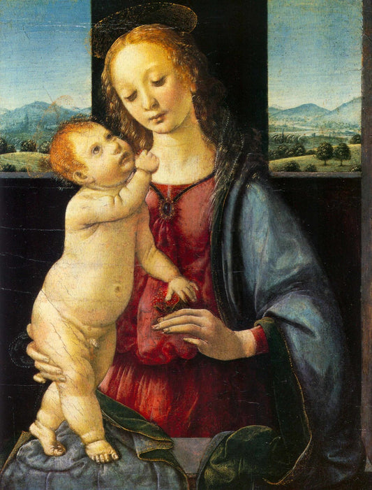 Madonne Dreyfus - Léonard de Vinci - Reproductions de tableaux et peintures haut de gamme