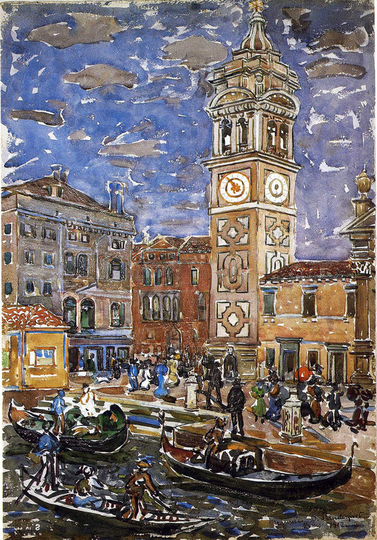 SanMaria Formosa, Venice - Maurice Prendergast - Reproductions de tableaux et peintures haut de gamme