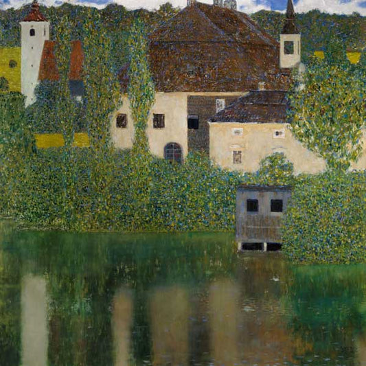 La chambre ferme au Attersee - Gustav Klimt - Reproductions de tableaux et peintures haut de gamme