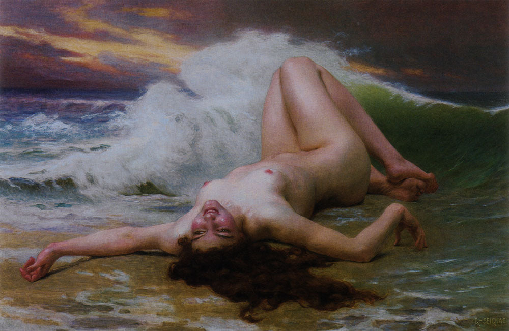 La Vague of Guillaume Seignac - Reproductions de tableaux et peintures haut de gamme