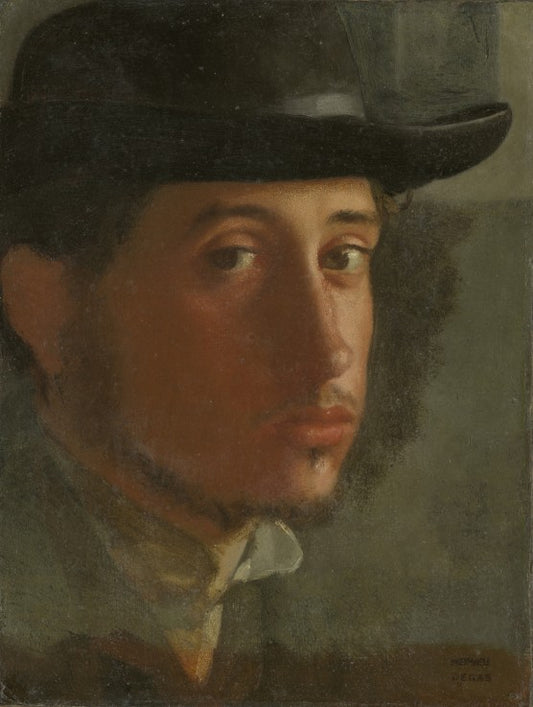 L'autoportrait - Edgar Degas - Reproductions de tableaux et peintures haut de gamme