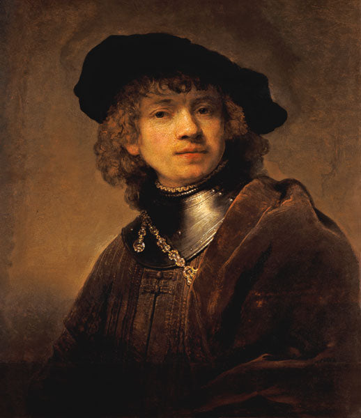 Autoportrait de Rembrandt van Rijn - Reproductions de tableaux et peintures haut de gamme