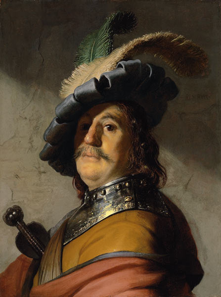 Soldat - Rembrandt van Rijn - Reproductions de tableaux et peintures haut de gamme