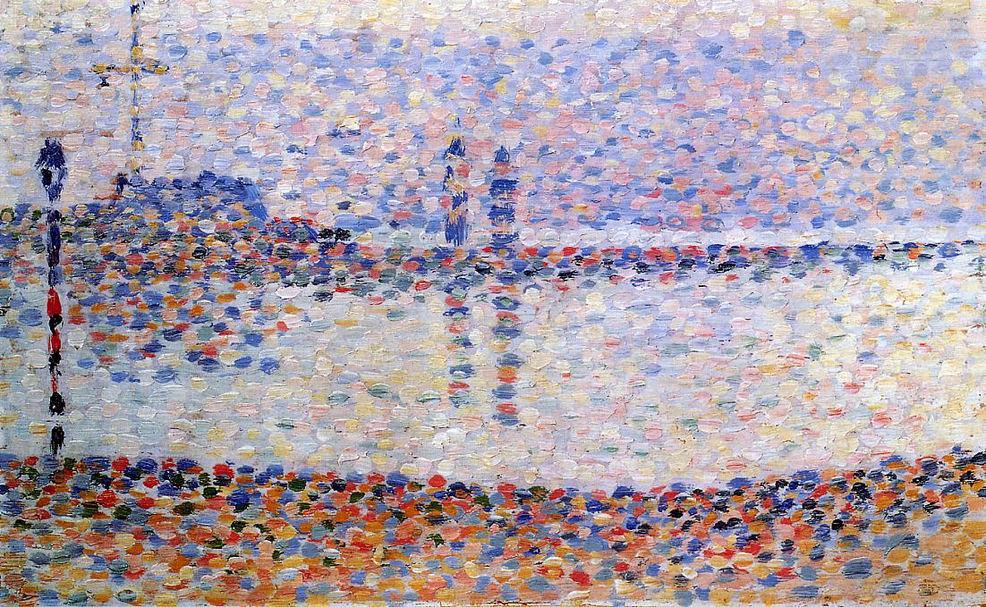 Chenal de Gravelines - Georges Seurat - Reproductions de tableaux et peintures haut de gamme