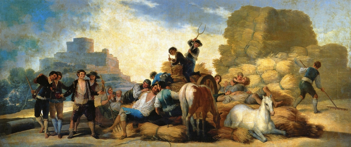 La récolte - Francisco de Goya - Reproductions de tableaux et peintures haut de gamme